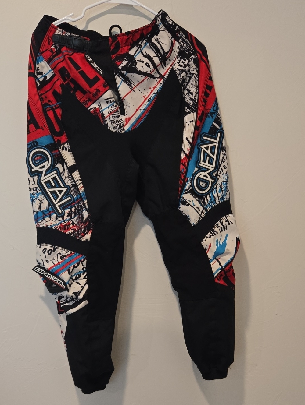O'Neal Men's Red & Black Graphic Motocross Pants